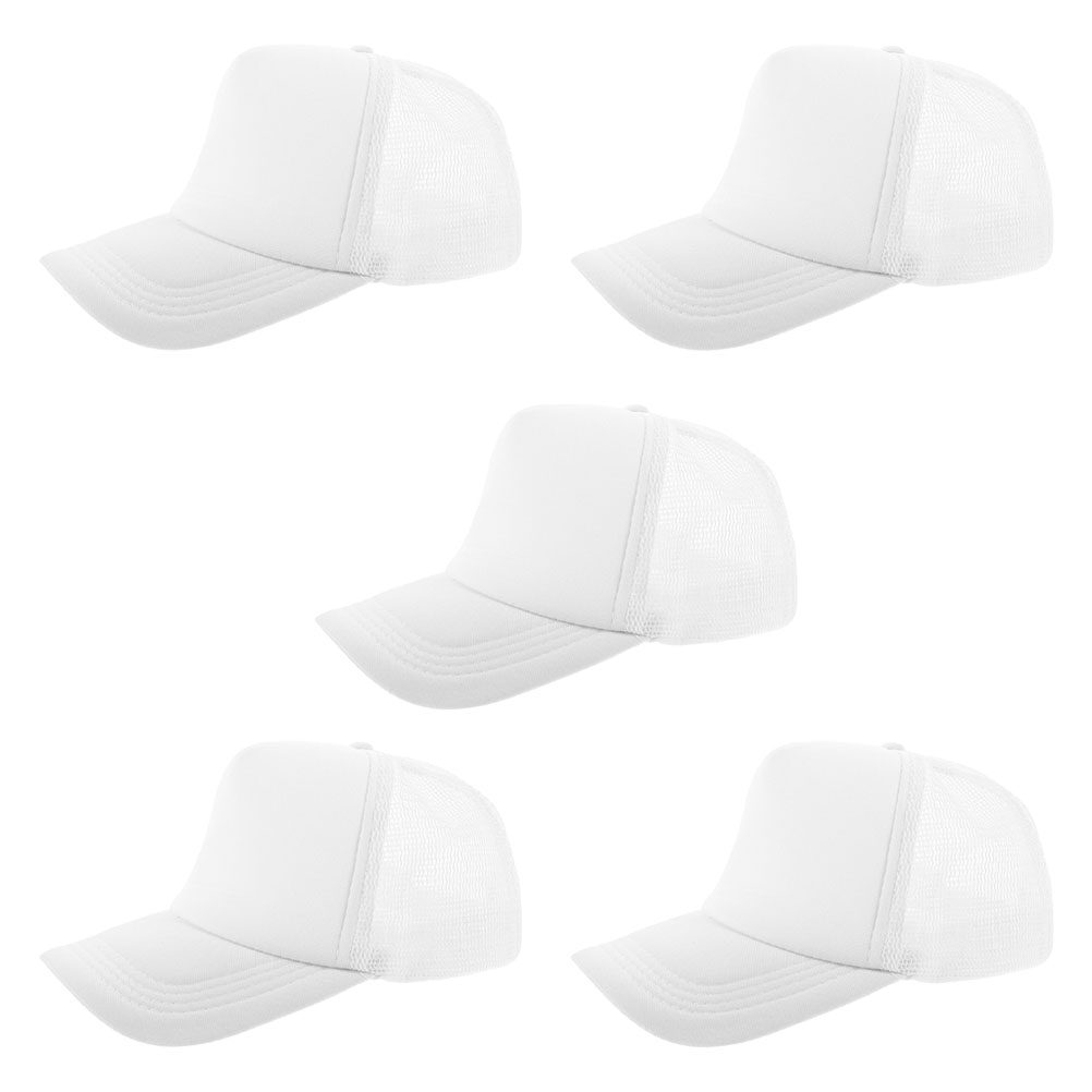 Hat Sublimation Blank - 5 шт. пустых бейсболок из сетчатой